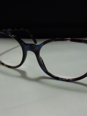 Blue Tortoise Eyeglass Frames 52-17-140  A32095 Womens  USED